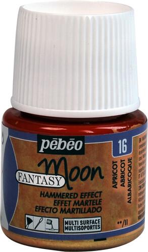 pébéo Peinture à effet martelé Fantasy Moon 45ml abricot 16 3167860098619