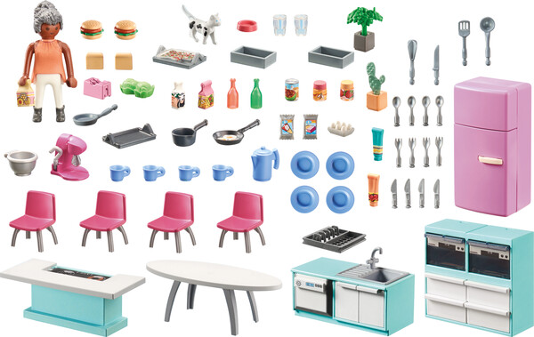 Playmobil Playmobil 71608 Cuisine avec ilot central 4008789716088