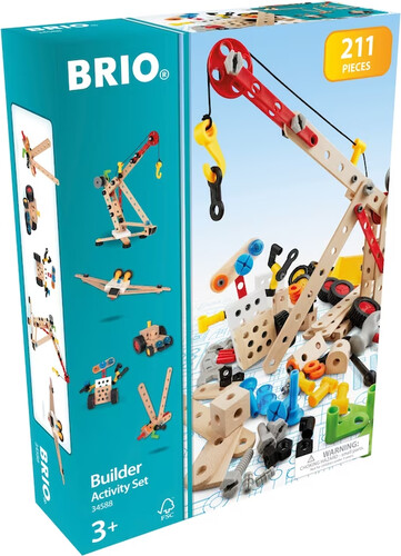 BRIO BRIO Construction Coffret activité Builder 211 pièces BRIO 34588 7312350345889