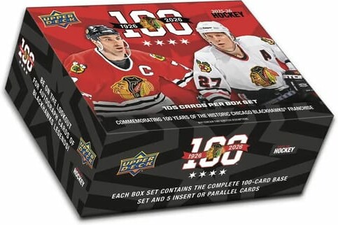 Upper Deck Upper Deck Chicago Blackhawks Centennial 25/26 Box Set 053334083706