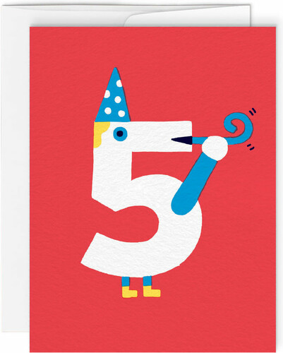 Paperole Carte de fête 5 ans - Benoît Tardif 679544003039