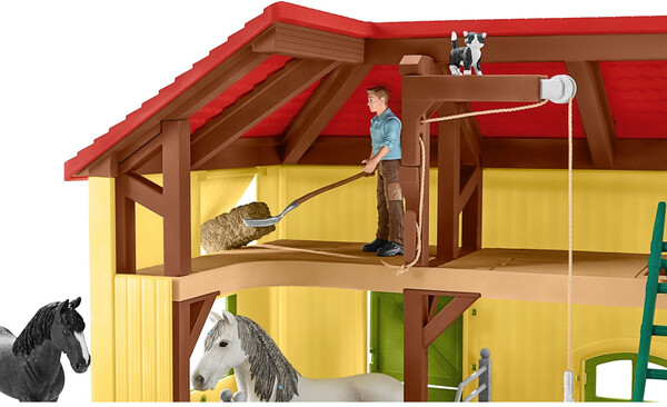 Schleich Schleich 42485 Écurie avec chevaux et accessoires 4055744029912