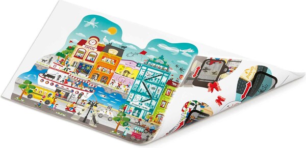 Hape Casse-tête Animated city puzzle 6943478026995