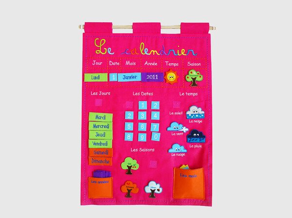 LUDI LUDI - Calendrier d'apprentissage rose (fr) 3550839920958