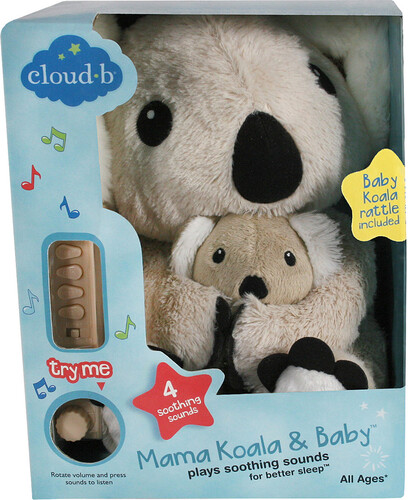 Cloud b Cloud b sons apaisants maman koala et bébé hochet (Mama Koala) 059366018204