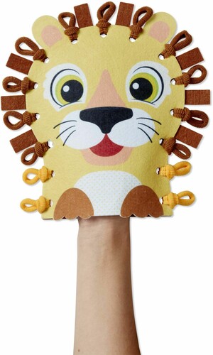 Melissa & Doug Loop It! Beginner Craft Kit - Safari Puppets Melissa & Doug 40186 000772401869