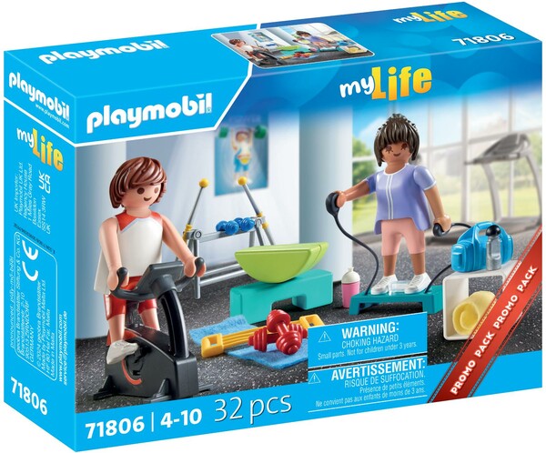Playmobil Playmobil 71806 Sportifs et materiel de fitness, velo et halteres 4008789718068