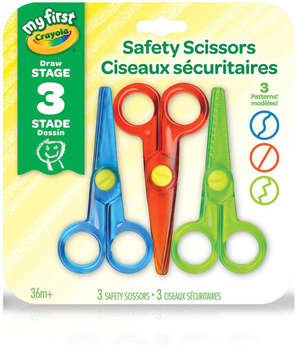 Crayola Ciseaux sécuritaires ensemble de 3 063652687401