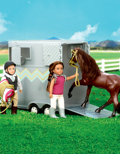 Lori Lori Remorque à chevaux pour poupée 6" (cheval vendu séparément) 062243308824