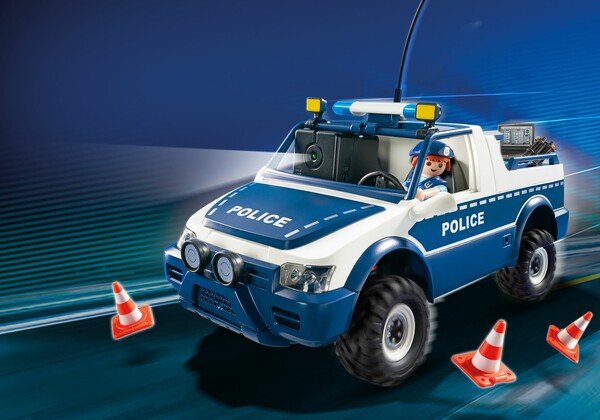 Playmobil Playmobil 5528 Camion 4x4 de police radiocommandé (RC) avec caméra (juil 2014) 4008789055286