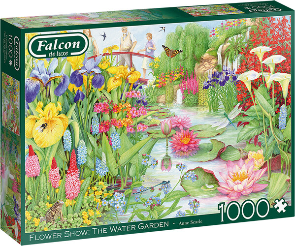 Falcon de luxe Casse-tête 1000 L'exposition de fleurs et le jardin d'eau (The Flower Show The Water Garden) 8710126112823
