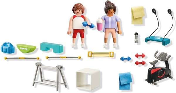 Playmobil Playmobil 71806 Sportifs et materiel de fitness, velo et halteres 4008789718068