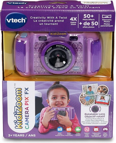 VTech Vtech KidiZoom Camera Pix FX - Mauve (fr/en) 3417765947162