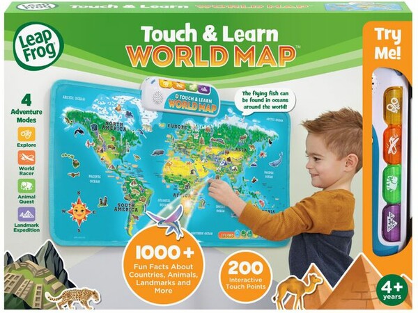 LeapFrog LeapFrog : Genius XL / Carte du monde interactive (en) 3417766157003