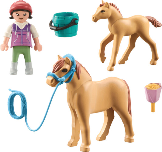 Playmobil Playmobil 71498 Enfant avec poneys 4008789714985