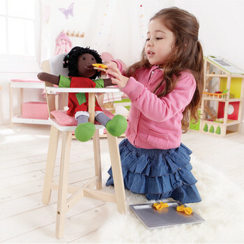 Hape Chaise haute poupée bébé en bois 6943478006232