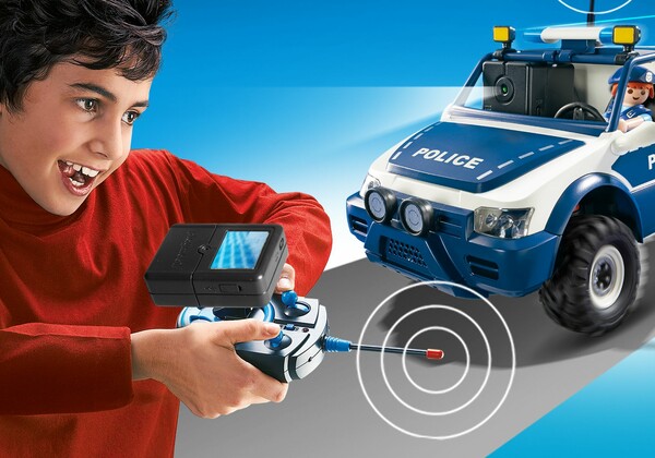 Playmobil Playmobil 5528 Camion 4x4 de police radiocommandé (RC) avec caméra (juil 2014) 4008789055286