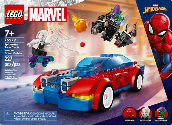 LEGO LEGO 76279 Spider-Man Race Car & Venom Green Goblin 673419390880