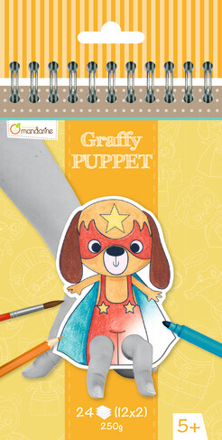 Avenue Mandarine Avenue Mandarine - Graffy Puppet Animaux Super Héros 3609510520106