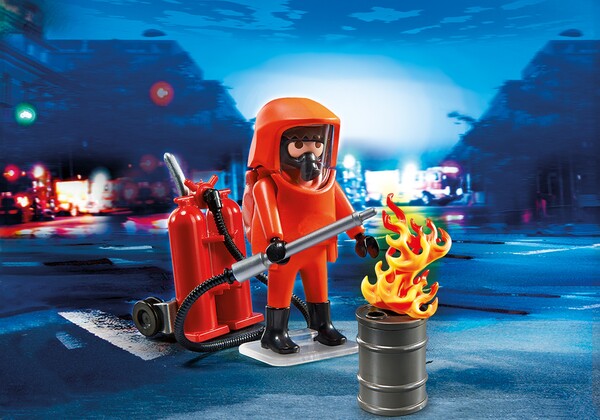Playmobil Playmobil 5367 Pompier avec combinaison de feu (juin 2015) 4008789053671