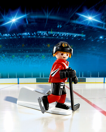 Playmobil Playmobil 5075 LNH Joueur de hockey Blackhawks de Chicago (NHL) (oct 2015) 4008789050755