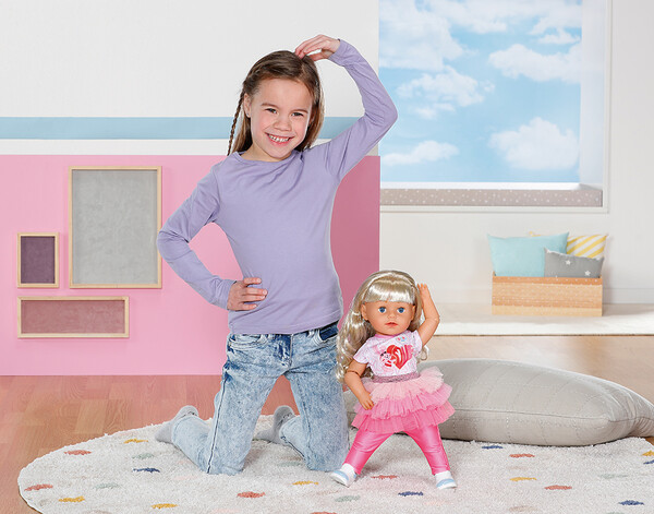 Zapf Creation Baby Born (43cm) - grande soeur style et jeux 4001167540312