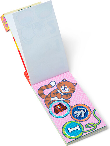 Melissa & Doug sticker wow - mini bloc d'activités et recharge d'autocollants - animaux de compagnie 000772502979