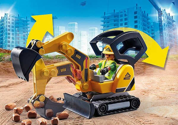 Playmobil Playmobil 70443 Mini-pelleteuse et chantier 4008789704436