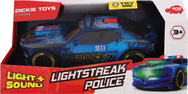 Dickie Toys Racing Lightstreak Police Sons et lumières 20cm 4006333029417