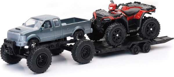 New-Ray Toys New Ray - Pick up tout terrain en métal moulé avec Polaris Sportsman XP1000 093577500868