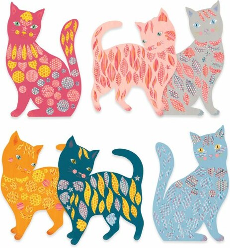 Djeco Créer avec du papier Les jolis chats d’Elodie (fr/en) 3070900000797