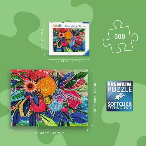 Ravensburger casse-tête Casse-tête 500 Éclat de couleur 4005555018469