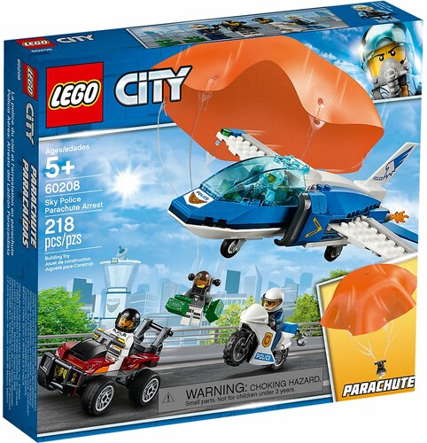 LEGO LEGO 60208 City La police du ciel et l'arrestation en parachute 673419303682