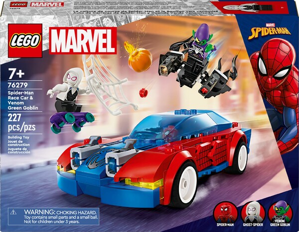 LEGO LEGO 76279 Spider-Man Race Car & Venom Green Goblin 673419390880