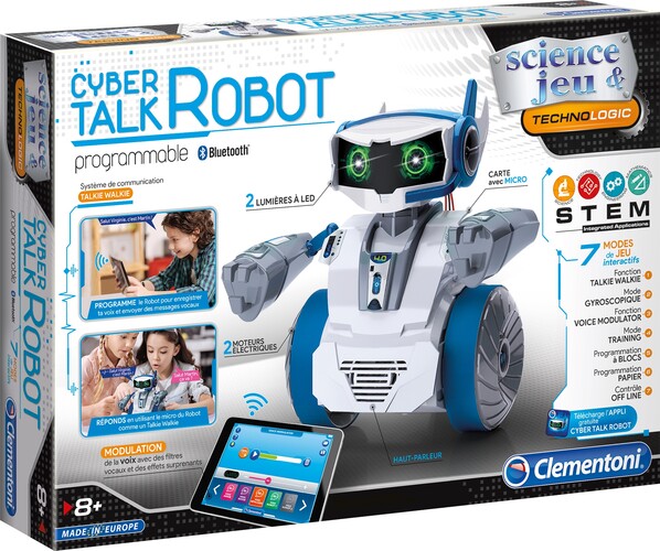 Clementoni Science & jeu: Science Cyber Talk Robot (fr) 8005125524150