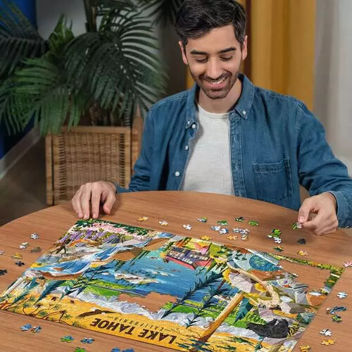 Ravensburger casse-tête Casse-tête 1000 Lac sacré Tahoe 4005555018483