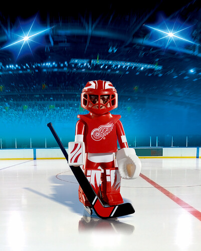 Playmobil Playmobil 5076 LNH Gardien de but de hockey Red Wings de Détroit (NHL) (oct 2015) 4008789050762