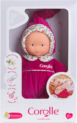 Corolle Corolle mon doudou (20cm) - Babidoux rose grenadine 4062013060064
