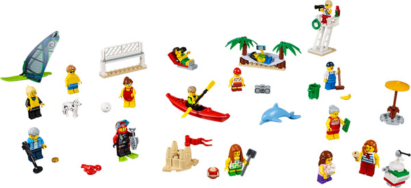 LEGO LEGO 60153 City Ensemble de figurines amusement à la plage 673419264310