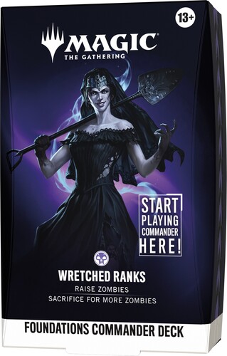 Wizards of the Coast MTG Foundations - Commander Deck - Wretched Ranks 195166337746
