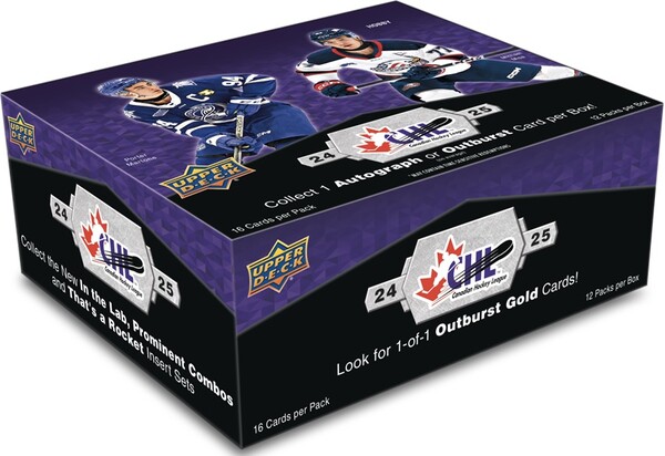 Upper Deck Upper Deck CHL Hockey 24/25 Hobby Booster Box (16/12/20) 053334329507