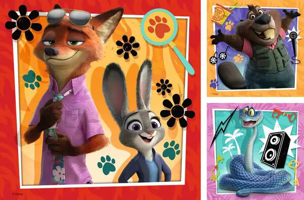 Ravensburger casse-tête Casse-tête 49x3 Disney Zootopie 4005555043690