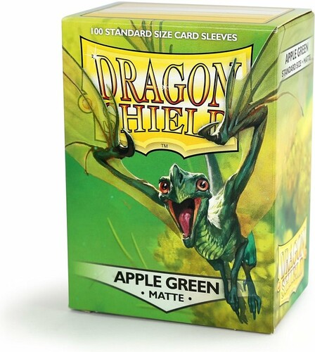 Dragon Shield Protecteurs de cartes mtg Dragon Shield Matte Apple Green (vert pomme) 67x91mm 100ct 5706569110185