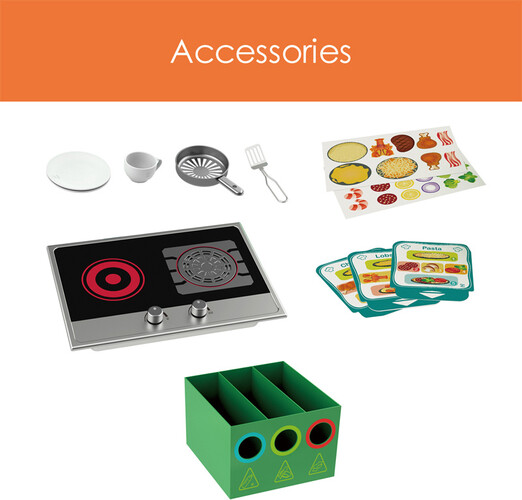 Hape Deluxe kitchen w/fun fan stove 6943478032699