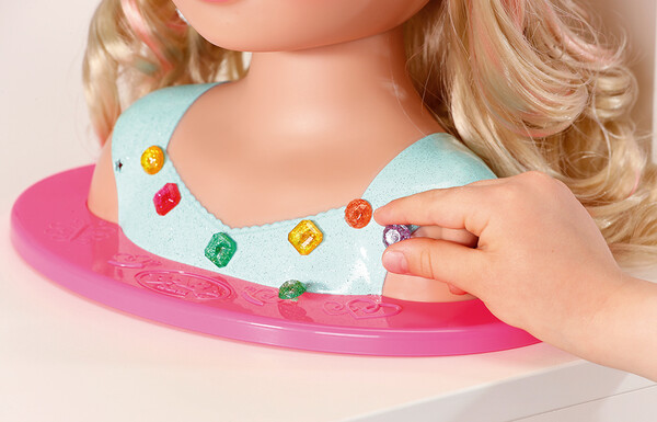 Zapf Creation Baby Born - tête à coiffer 30 accessoires 4001167540381