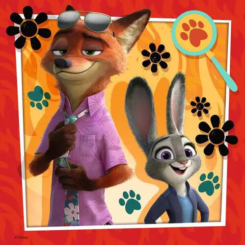 Ravensburger casse-tête Casse-tête 49x3 Disney Zootopie 4005555043690
