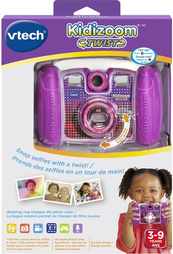 VTech VTech Kidizoom Twist appareil photo rose (fr/en) 3417761408308