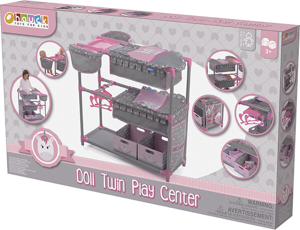 Hauck Toys Centre de jeu de luxe pour poupées (Unicorn Heart) 621328918060