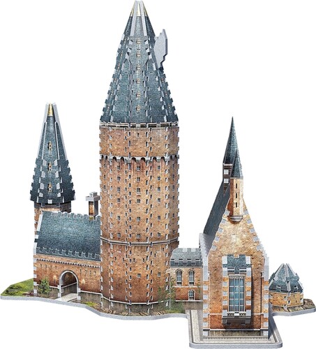 Wrebbit Casse-tête 3D Harry Potter château Poudlard, La Grande salle (850pcs) 665541020148