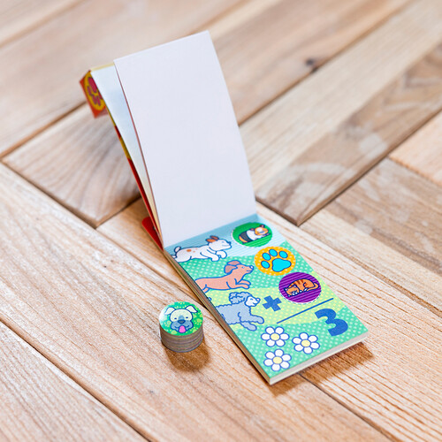 Melissa & Doug sticker wow - mini bloc d'activités et recharge d'autocollants - animaux de compagnie 000772502979